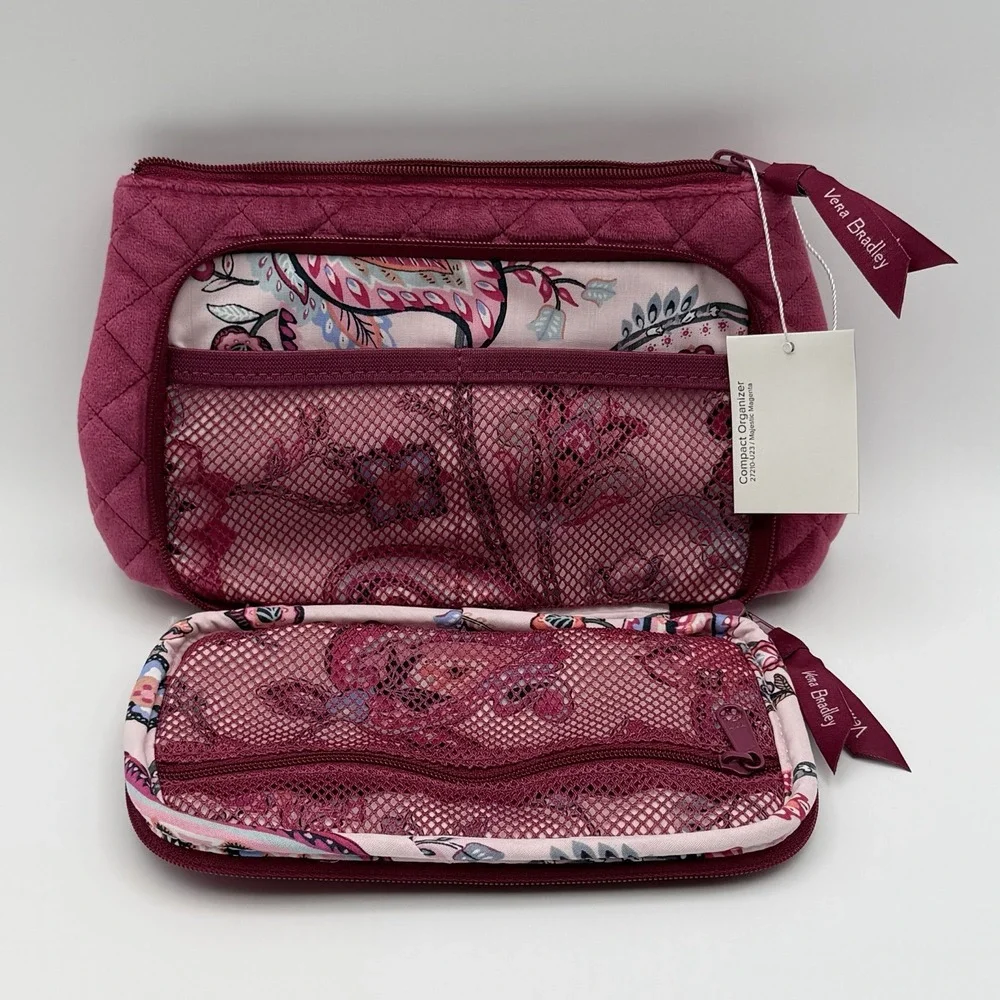 Vera Bradley Compact Organizer‎ Majestic Magenta NWT